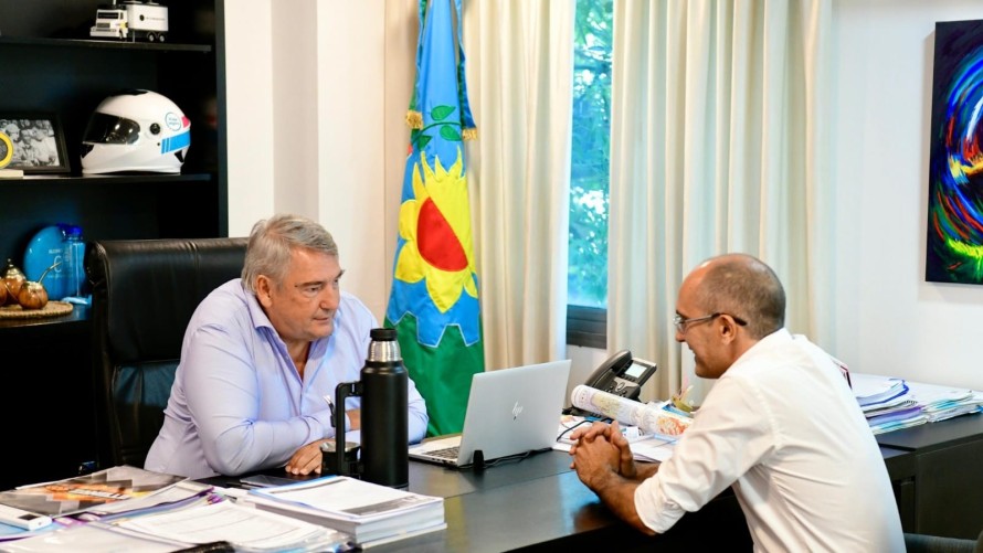 Pisano mantuvo reuniones en Seguridad y Transporte