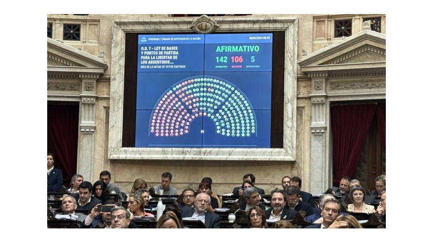 Ley Bases: aprueban el proyecto general y avalan las privatizaciones, la reforma laboral y las facultades delegadas