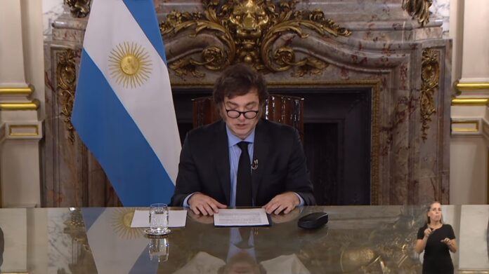 Milei: “La era del supuesto Estado presente ha terminado”