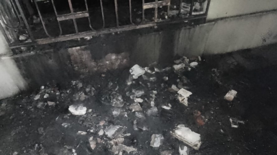 Un estudio jurídico sufrió un incendio e investigan si fue intencional