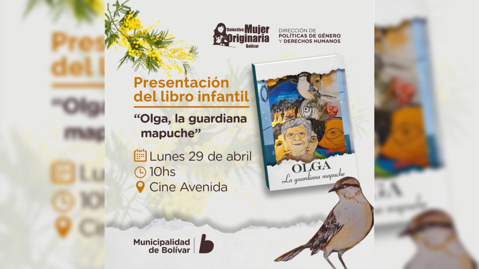 Presentan el libro infantil "Olga, la guardiana mapuche"