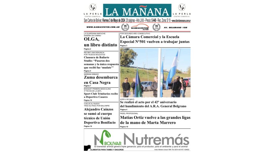 Descargá la edición del 3 de mayo