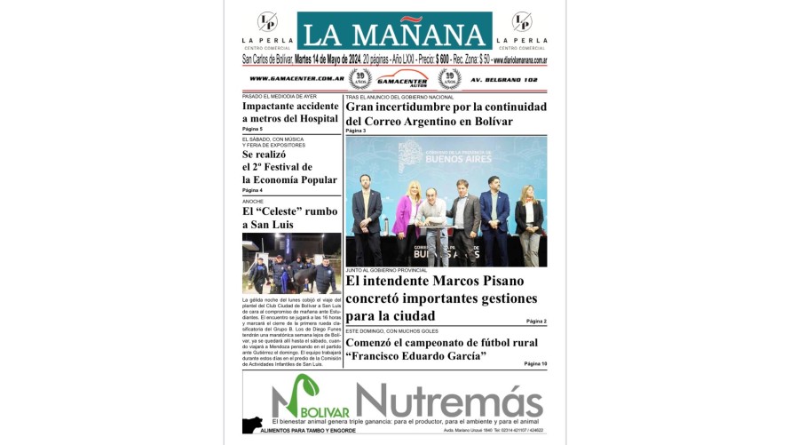 Descargá la edición del 14 de mayo