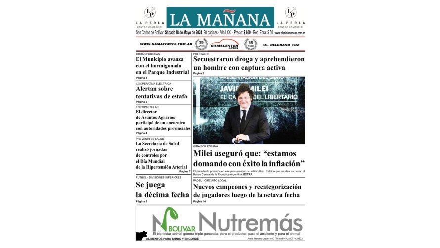 Descargá la edición del 18 de mayo