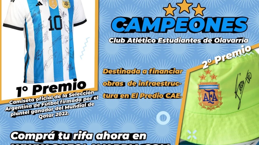 “La Rifa de los Campeones”: cómo participar en el sorteo de una camiseta de Argentina firmada por el plantel campeón del mundo