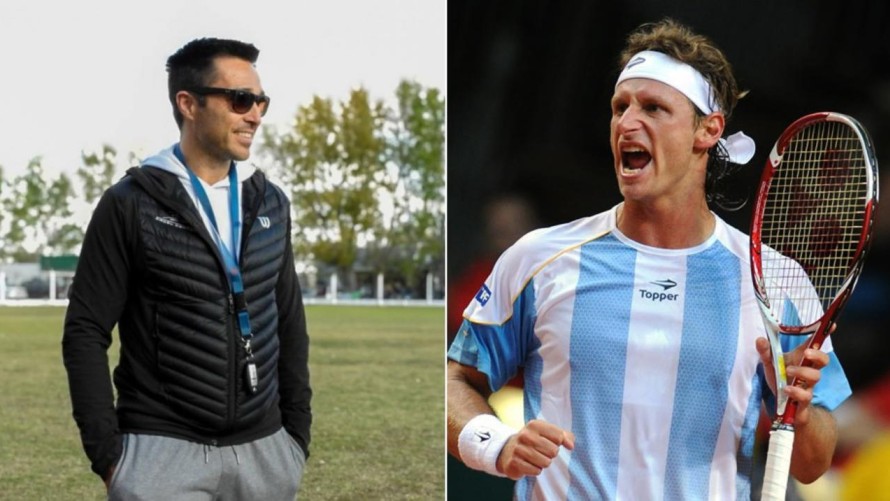 Belasteguín festejó “los 45” en Pehuajó, con la visita del ex tenista David Nalbandian
