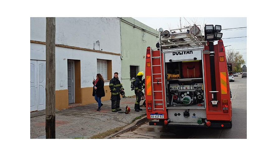 Un extractor originó un principio de incendio en una vivienda