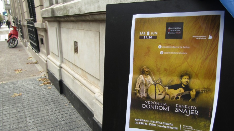 Además del concierto, Condomí y Snajer realizarán una clínica de guitarra y canto
