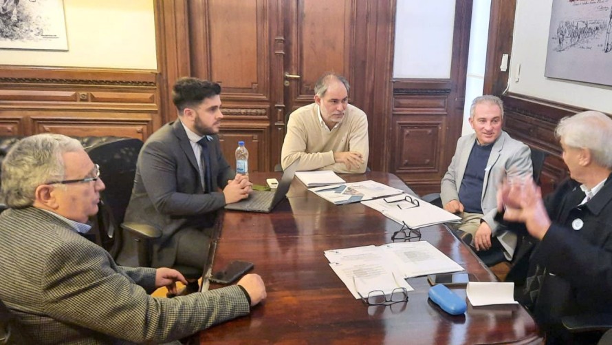 Rubén Montero participó de una reunión en la presidencia del Senado de la Nación